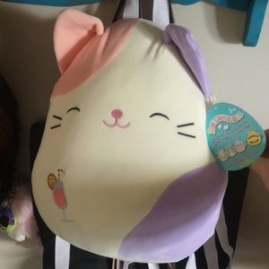 Squishmallows Kitty backpack NWT